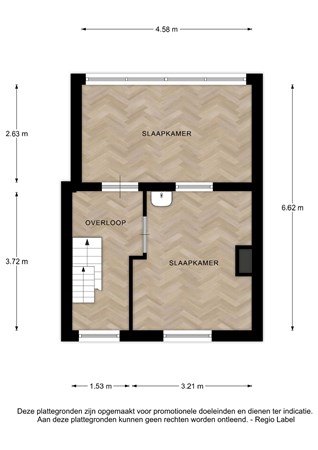 Floorplan - Badhuisstraat 6, 7411 PR Deventer